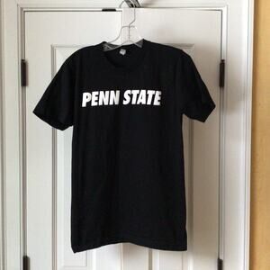 American Apparel Penn State Cotton T-Shirt Sz S